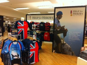 Help for Heroes Debenhams Southampton 1