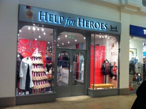 Help for Heroes storefront